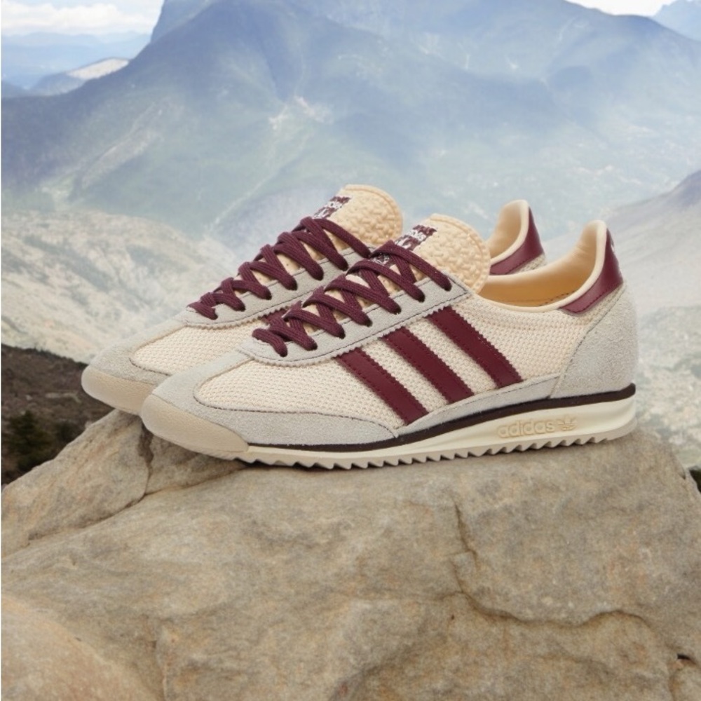 Adidas SL 72 Sneakers in Crystal Sand Shadow Red Sz Eu 37 1/3 Men’s 6 Womens 7.5